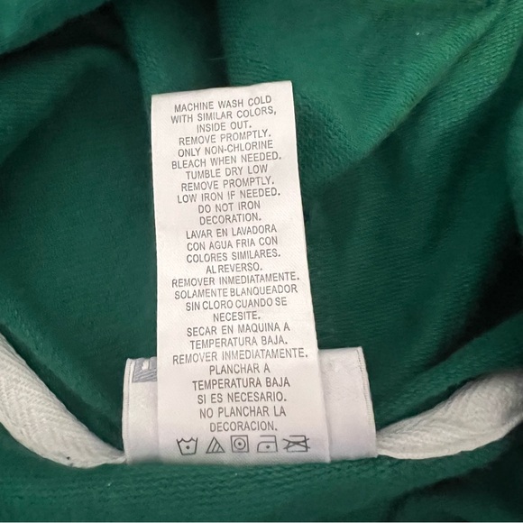 Disneyland Mickey Mouse Hoodie Jacket Womens Large Green Gold Full Zip Y2K - Picture 9 of 11